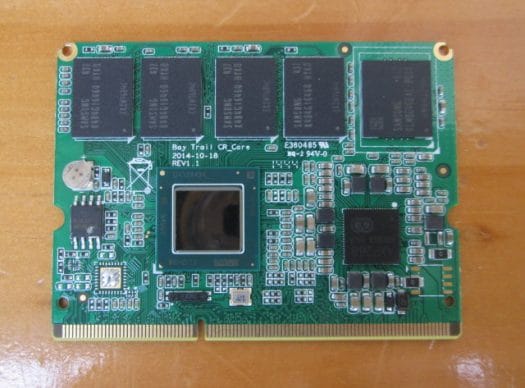Bay Trail CPU Module (Click to Enlarge)