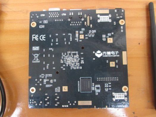 Bottom of CC-A80 Board (Click to Enlarge)