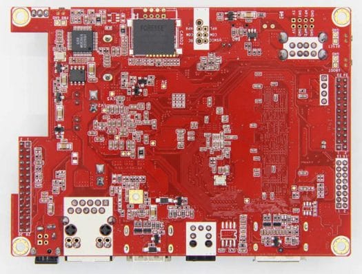 Bottom of Cubieboard 5 Board (Click to Enlarge)