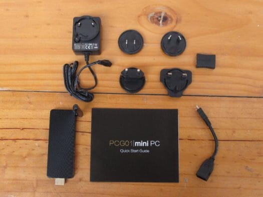 PCG01 mini PC and Accessories (Click to enlarge)