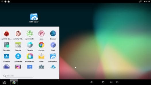 Android 5.1 based Light Biz OS in Ugoos UT3 (Click for Original Size)