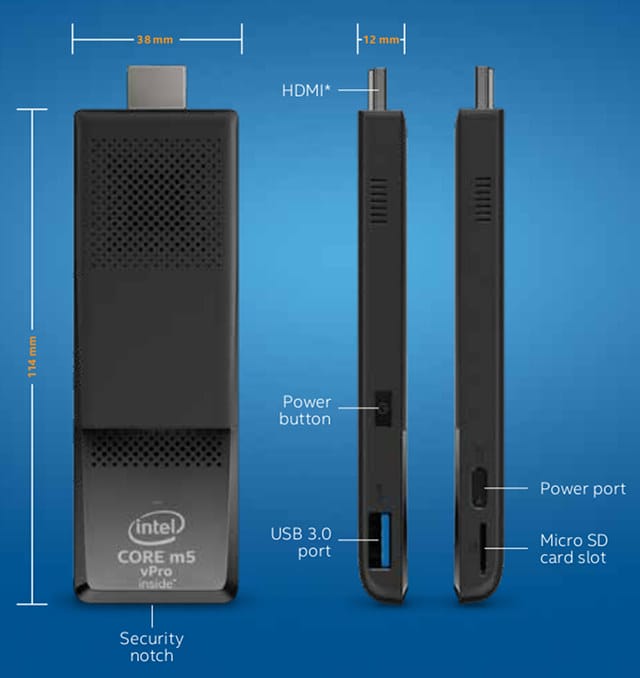 Intel Unveils 5 New Compute Stick Models Powered by Intel Atom x5