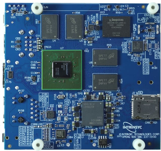 Intrinsyc Open-Q 600 Single Board Computer is Powered by Qualcomm ...