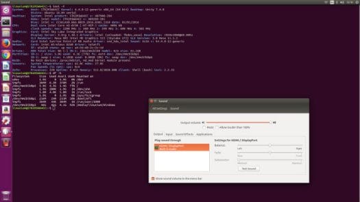 Ubuntu 16.04 on - Click to Enlarge
