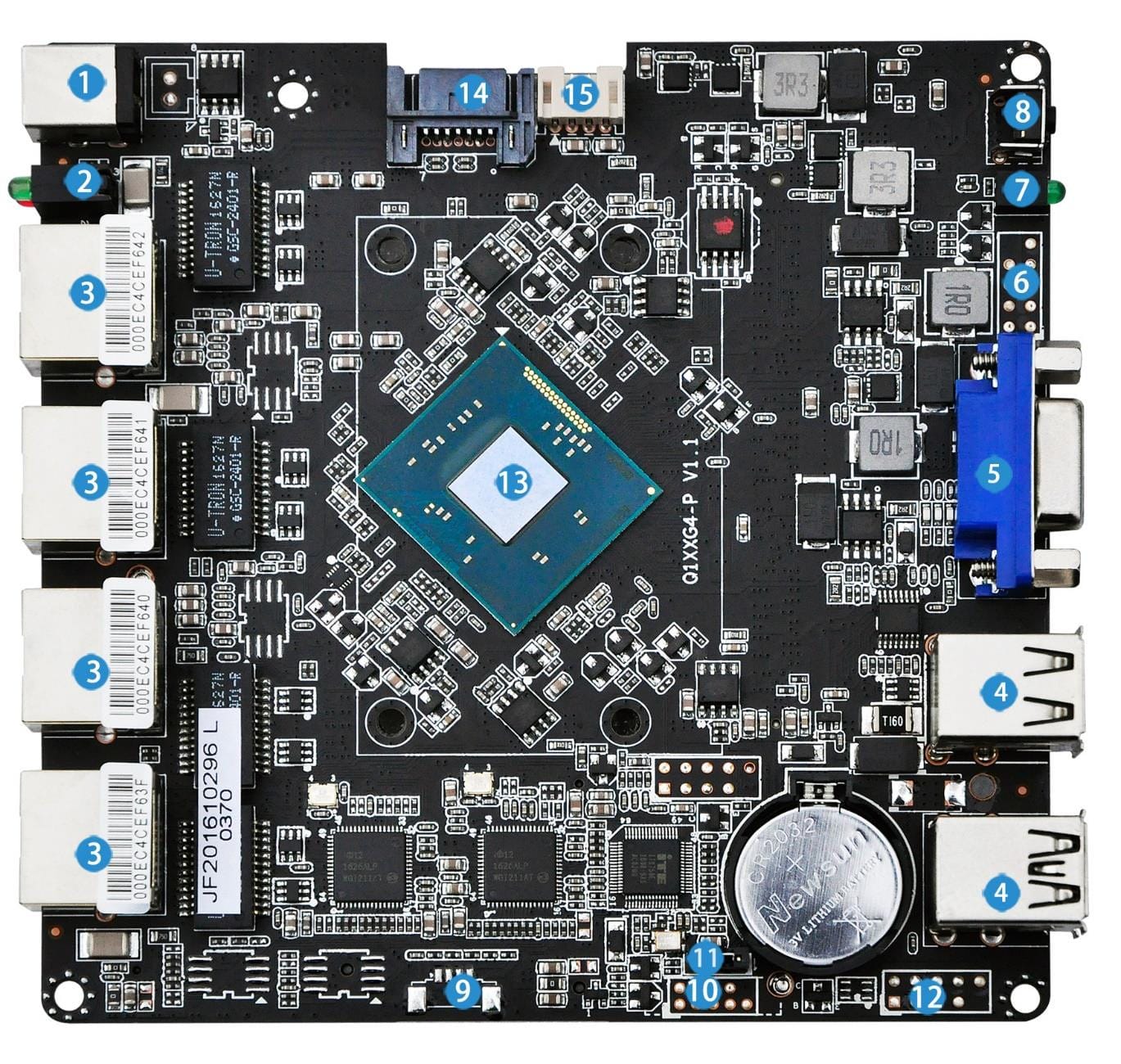 $100 Qotom Q1900G4-M Nano-ITX Board Powered by Intel Celeron J1900