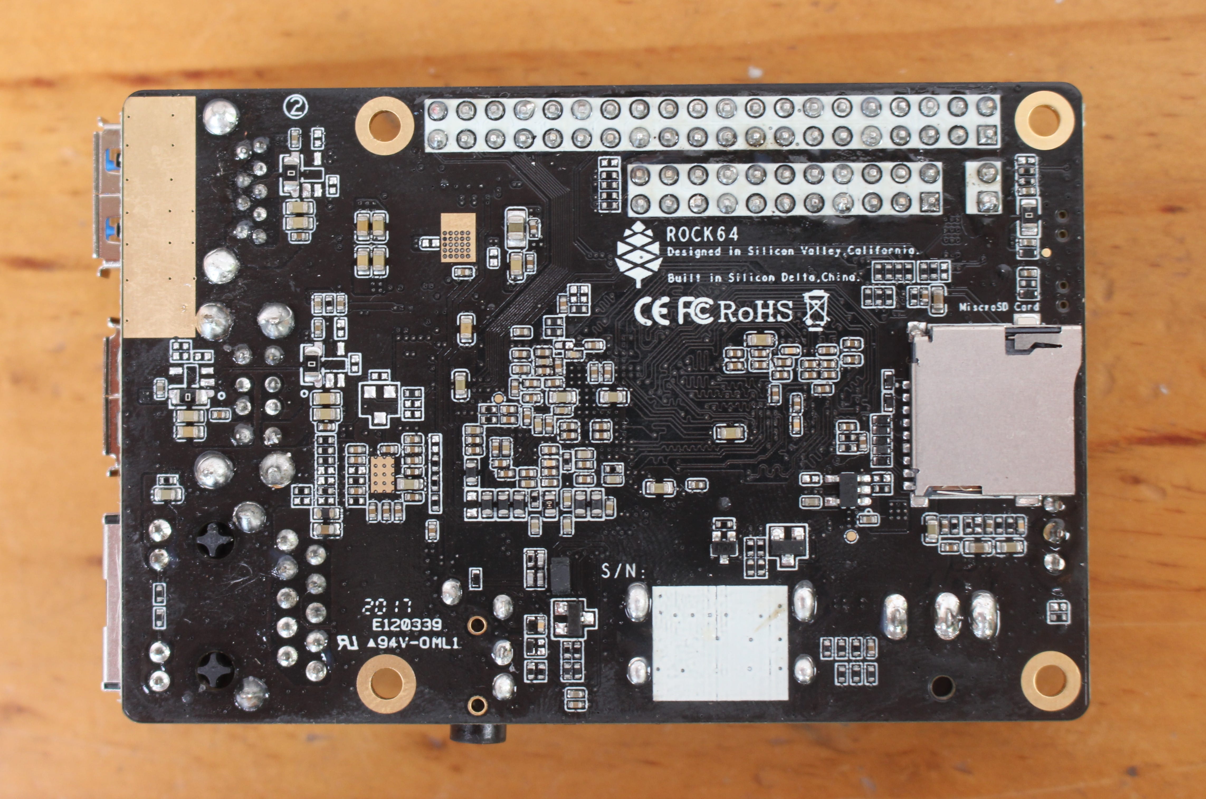 ROCK64 is a Rockchip RK3328 Development Board with Up to 4GB RAM