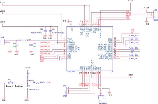 ESP32-PICO-D4 System-in-Package Combines ESP32, 4MB SPI Flash, a ...