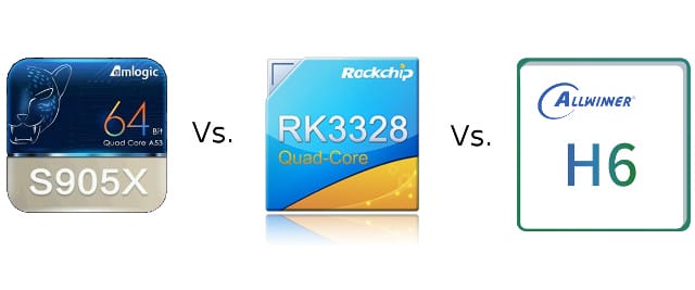Amlogic S905X vs Rockchip RK3328 vs Allwinner H6