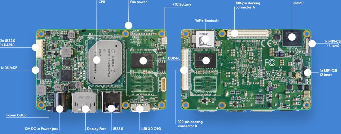 UP Core Plus Board To Support AI Plus FPGA and AI Net Ethernet ...