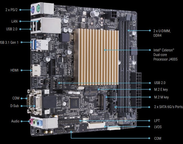 ASUS PRIME J4005I-C Gemini Lake Mini-ITX Motherboard is Selling