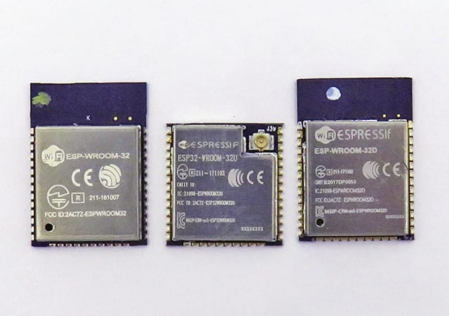 ESP32-WROOM-32D / ESP32-WROOM-32U WiFi & Bluetooth Modules Deliver