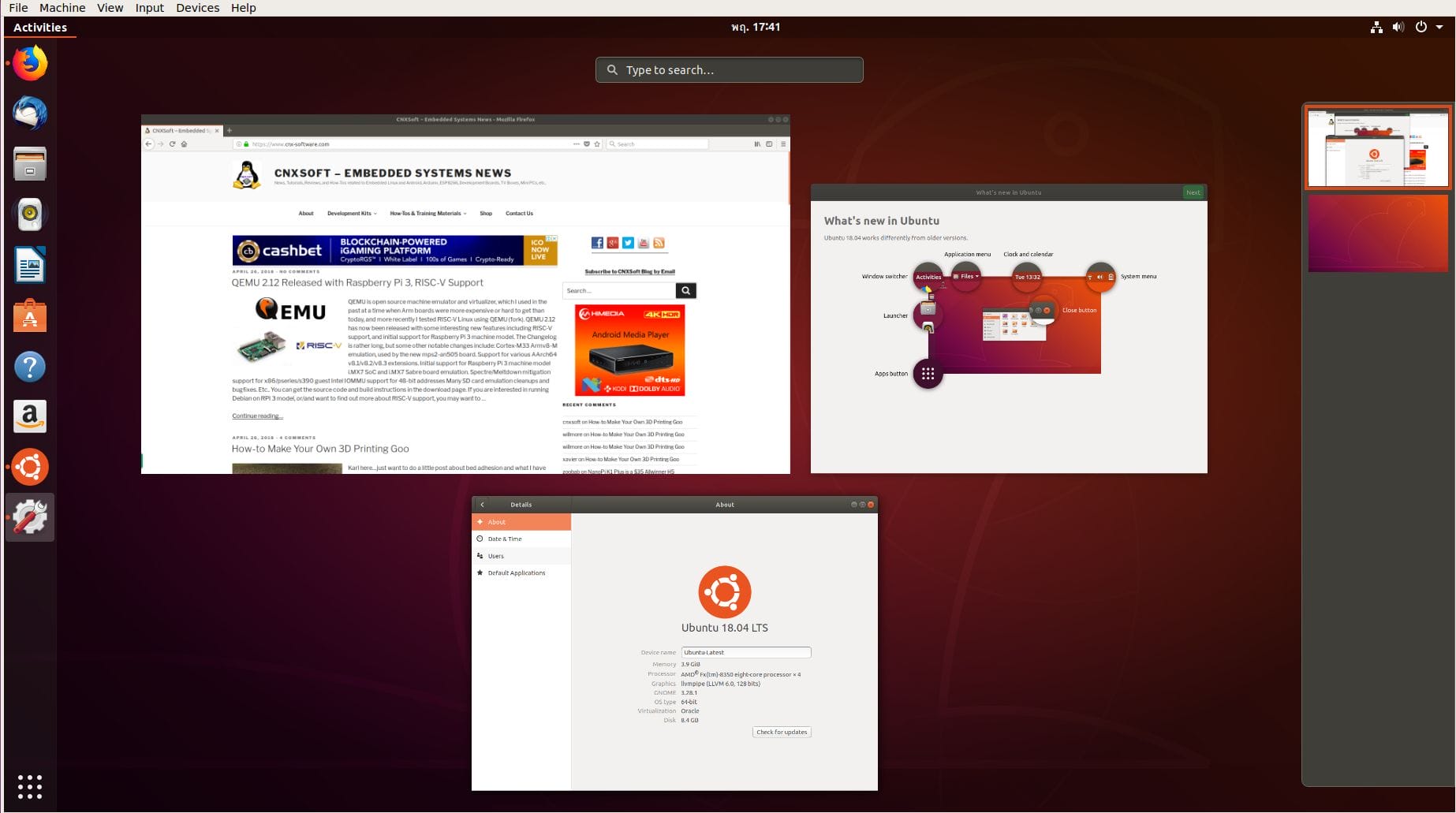 ubuntu 18.04 vnc server gnome desktop