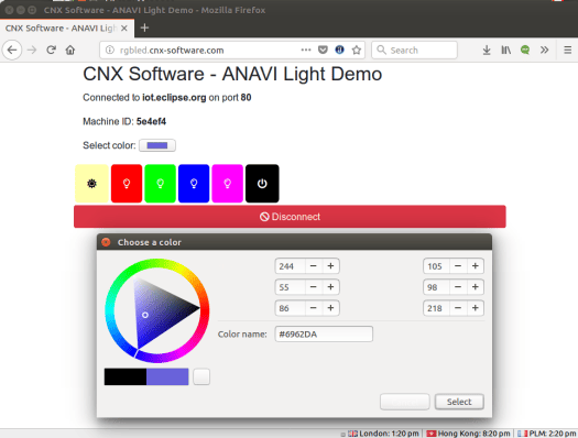 ANAVI-Light-Demo-Color-Picker