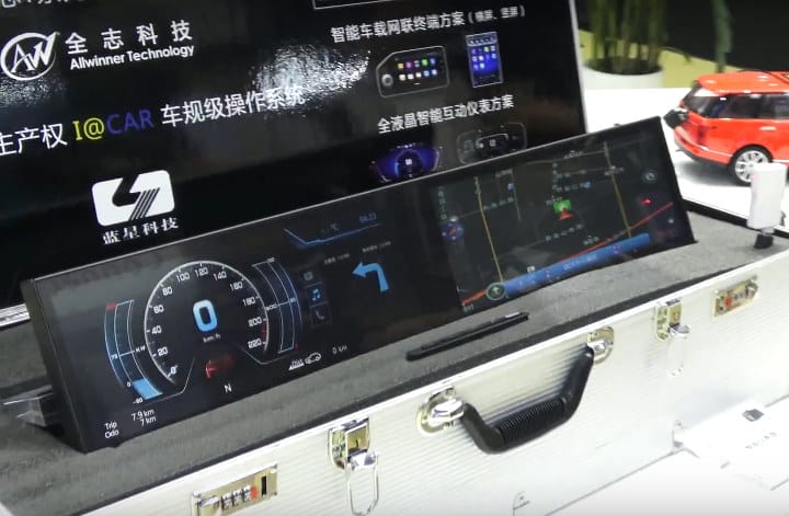 Allwinner T2 Car Dashboard Dual Display