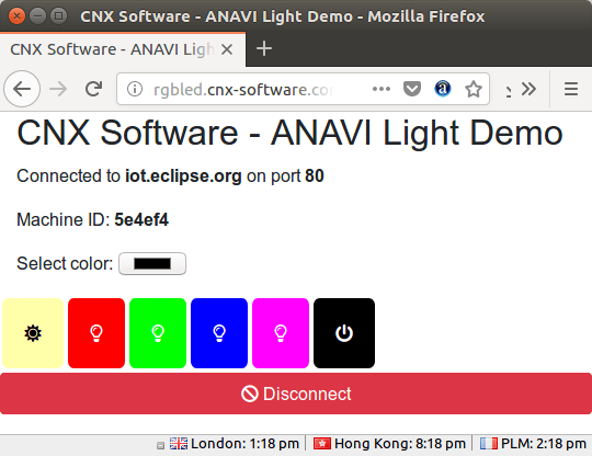 ESP8266 RGB LED Strip Control With ANAVI Light Controller, Arduino ...