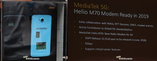 Mediatek Helio M70 5G Modem