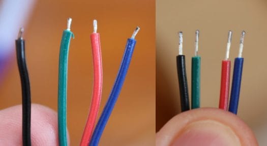 RGB-LED-Cable-Stripping