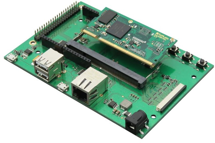 VisionSOM-RT is an Industrial System-on-Module based on NXP i.MX