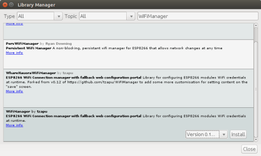 WiFiManager by tzapu