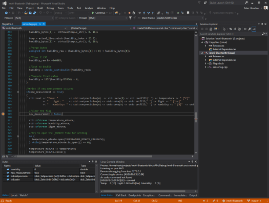 visual studio debugger