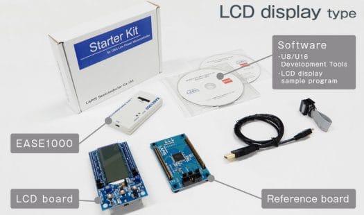 LAPIS ML62Q1622 LCD Display Starter Kit