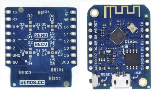 LOLIN D1 Mini IR Controller Shield