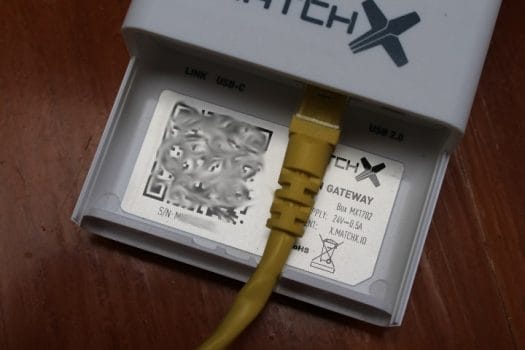 MatchX MatchBox Serial Number