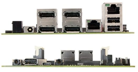 Motherboard Four DisplayPort Outputs
