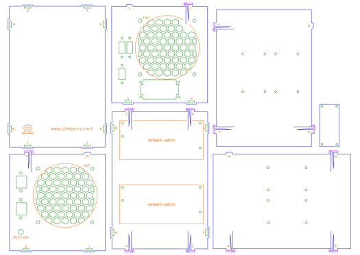 NanoPi Fire3 Cluster Case Design