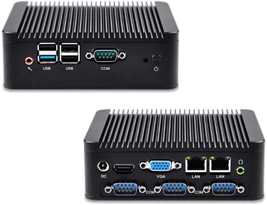 Qotom Q180P Mini PC Four COM Ports