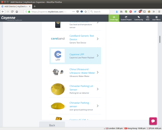 mydevices-TTN-Cayenne-LPP
