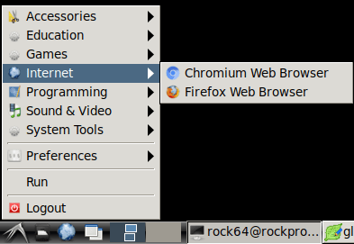 Chromium Firefox RockPro64