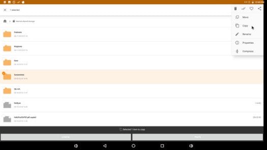 File Browser by Astro SAMBA Folder Copy