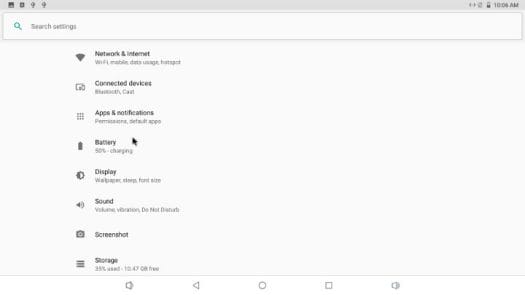 Firefly-RK3399 Android 8.1 Settings