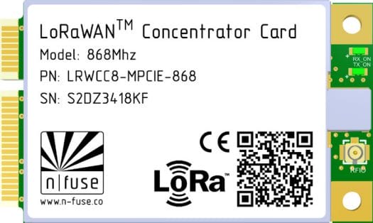 LoRaWAN Concentrator mini PCIe Card