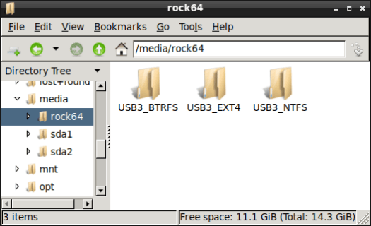RockPro64 USB Automount