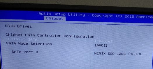 MINIX NEO J50C-4 Disable SATA