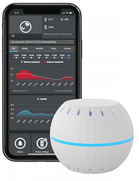 Shelly HT WiFi Operated Humidity And Temperature Sensor Has Built in  Modules For Humidity And Temperature Low Consumption