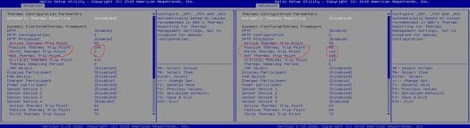 Beelink X55 BIOS thermal options
