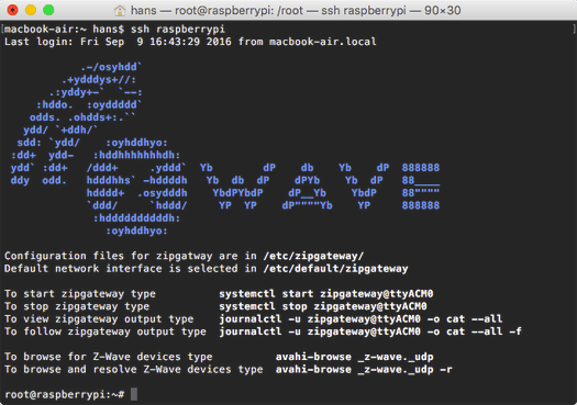 Z-Wave SDK Raspberry-Pi