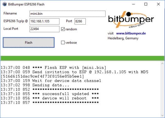 BitBumper ESP8266 Flash