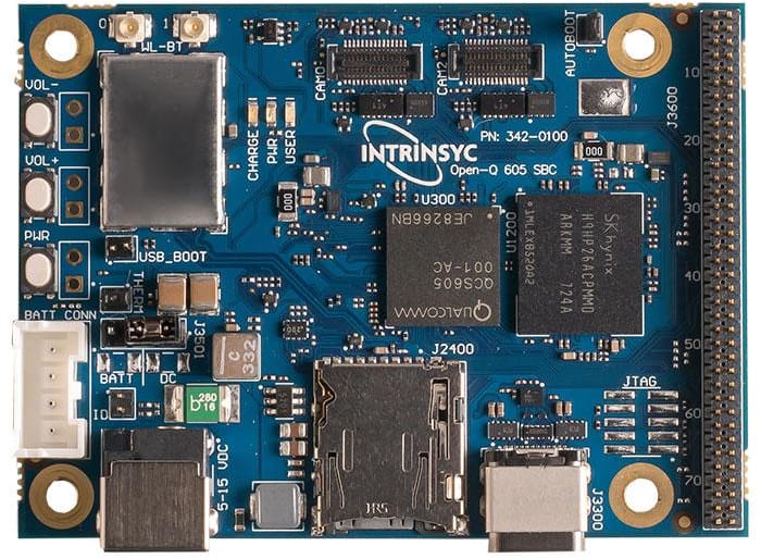 Intrinsyc Open-Q 605 SBC Is Powered By Qualcomm QCS605 IoT Processor ...