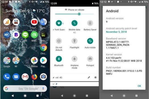 Android 9 Launcher Notifications