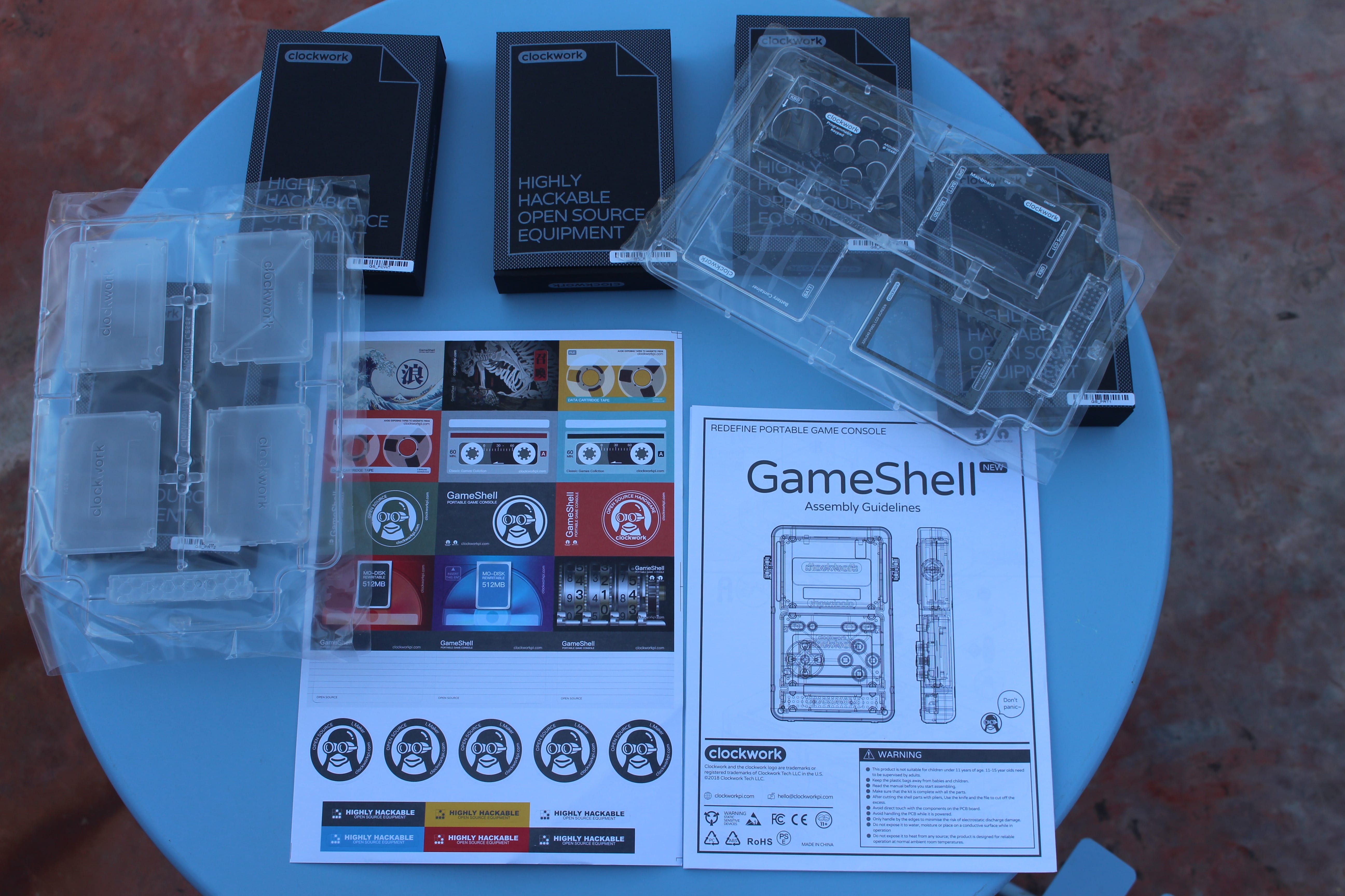 ClockworkPi GameShell Review - Part 1: Unboxing & Assembly Guide