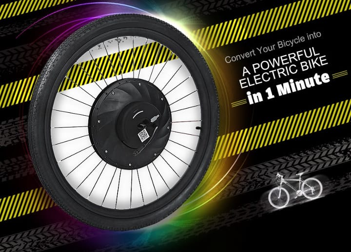 Electric bicycle wheel