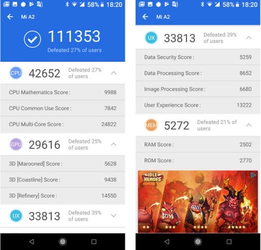 Xiaomi Mi A2 Antutu 7