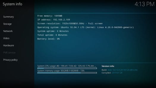 Kodi 18 Ubuntu
