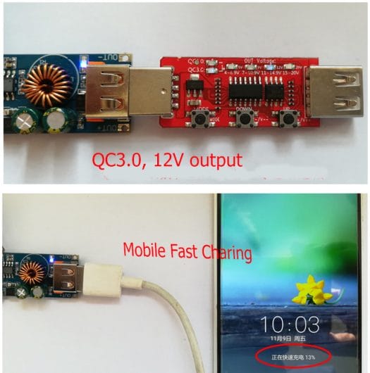 QC 3.0 charging module