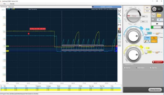 SainSmart DS802 Oscilloscope Arduino I2C Decoding