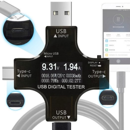 USB PD Power Meter USB Type-C USB type-A
